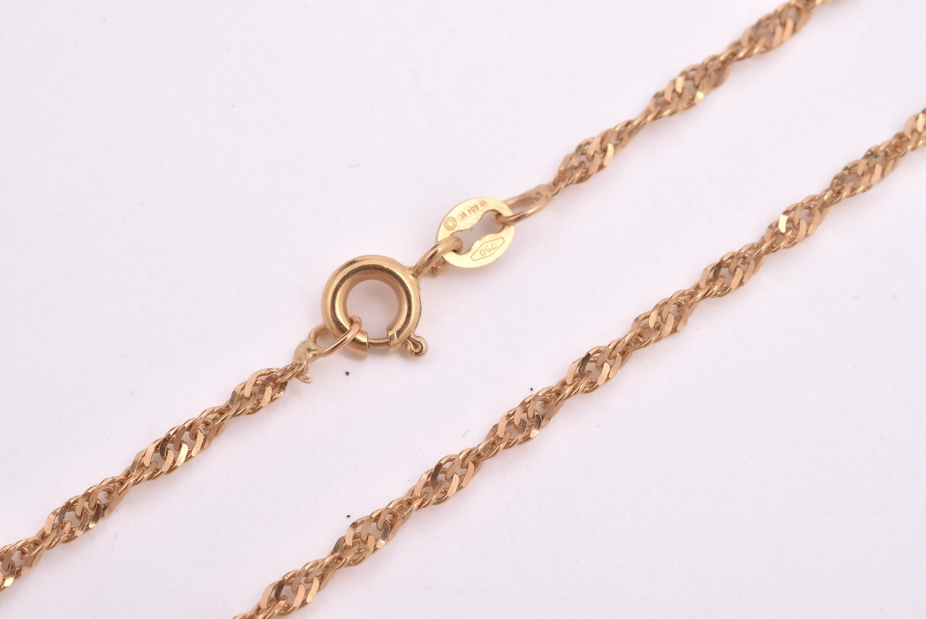 HALSKEDJA SINGAPORE 45CM, TILLV. SVEDBOM & Co, STOCKHOLM