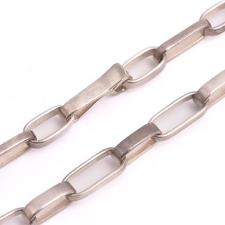 HALSKEDJA SILVER 76CM, BREDD: 7MM, TILLV SVEN-ERIK HÖGBERG 1972