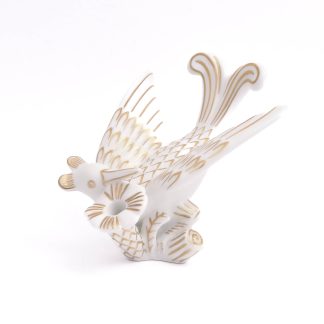 FIGURIN PORSLIN RÖRSTRAND, DESIGN: GUNNAR NYLUND HÖJD: 10,5CM, LÄNGD: 15,5CM