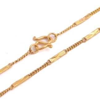 HALSKEDJA (NGT BUCKLIG) 51CM (STRAX UNDER 0,5 BATH THAI, TROLIGTVIS BYTT LÅS)