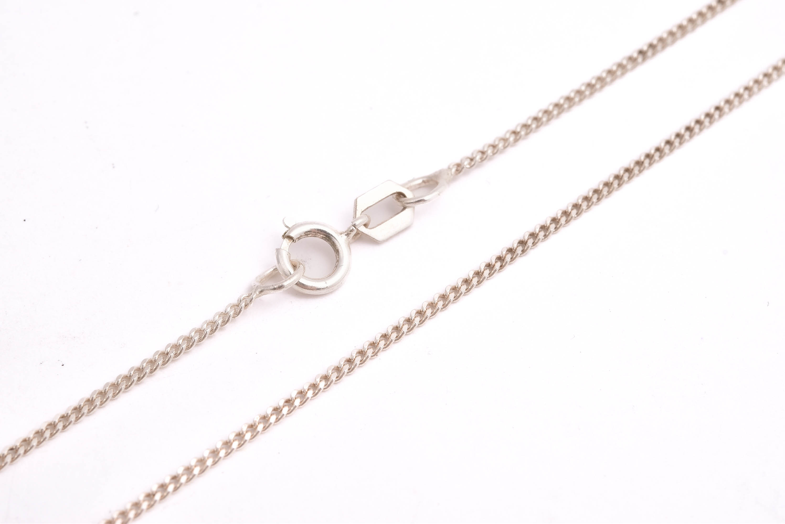 HALSKEDJA SILVER PANSAR 45CM