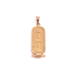 HÄNGE M HIEROGLYFER, 4CM INKL ÖGLAN