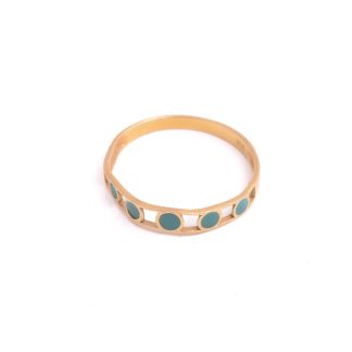 RING (NGT BUCKLIG) M EMALJ, 17,5MM