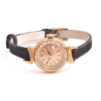 DAMUR CERTINA MEKANISK 17MM, 18K I BOETTEN (DEFEKT URVERK)