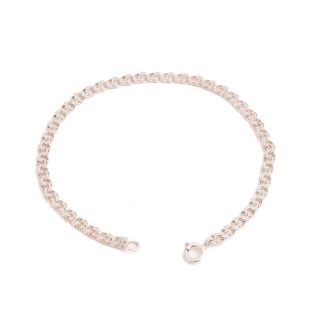 ARMLÄNK SILVER BISM 18,5CM, BREDD: 3,6MM