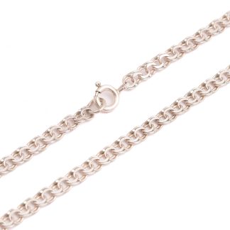 HALSKEDJA SILVER BISM 43,5CM, BREDD: 3,5MM