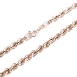 HALSKEDJA SILVER CORDELL 50CM, BREDD: 3,8MM