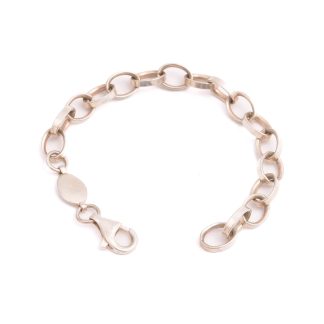 ARMLÄNK SILVER 18,5CM, BREDD: 8,3MM, TILLV. GULDFYND