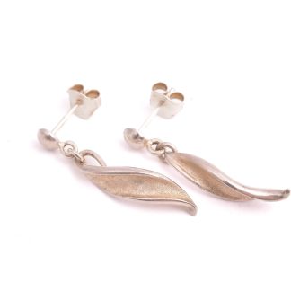 PAR ÖRHÄNGEN SILVER, 3CM, TILLV. GULDFYND