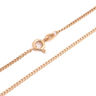 HALSKEDJA PANSAR 41CM, BREDD: 1,7MM, ITALIENSKA STÄMPLAR, SVENSK IMPORT-STÄMPEL