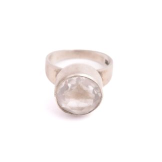 RING SILVER M BERGKRISTALL, 16,75MM, TILLV. ALTON, FALKÖPING 1970