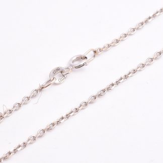 HALSKEDJA ANKAR 46CM (TROLIGEN VITRODIERAT RÖDGULD, HÅRSTRÅN FASTNAT I KEDJAN)