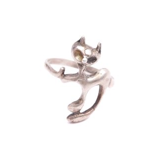 RING SILVER KATT, 19MM