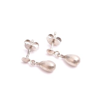 PAR ÖRHÄNGEN SILVER DROPPAR, 1,5CM INKL ÖGLAN