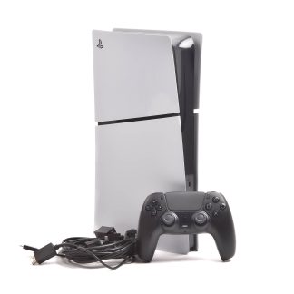 TV-SPEL SONY PS5 SLIM DIGITAL MED HANDKONTROLL, NÄTSLADD, HDMI-KABEL & LADD-SLADD