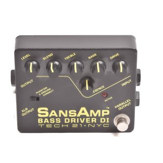EFFEKTPEDAL TECH 21 SANS AMP BASS DRIVER DI I FINT SKICK
