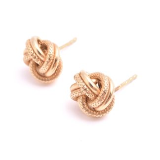 PAR ÖRHÄNGEN, 1CM (LÅSEN SAKNAS) TILLV. GULDFYND