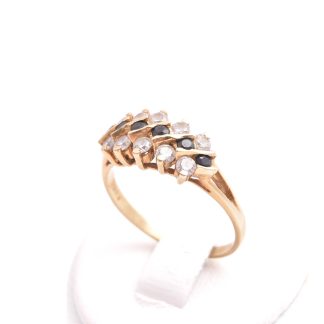 RING M SYNTETISKA STENAR, 18,5MM