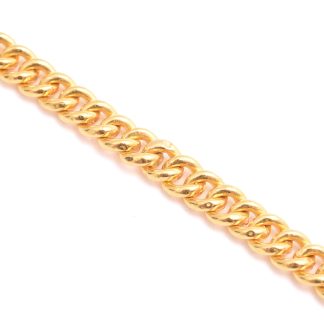 ARMLÄNK PANSAR IHÅLIG 15,5CM, BREDD: 6MM (NGT BUCKLIG) 0,5 BATH THAI, GULDHALT 96,5% (23,16K)
