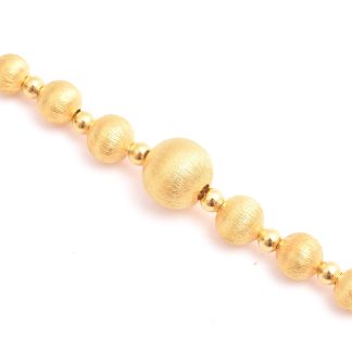 ARMLÄNK 17CM, BREDD: 1CM SOM BREDAST, EN BATH THAI, GULDHALT: 96,5% (23,16K)