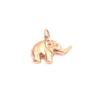 HÄNGE ELEFANT, 1,7CM INKL ÖGLAN, SVENSK "KATTFOT"-STÄMPEL