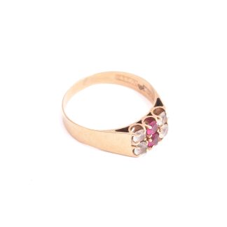 RING M SYNTETISKA STENAR, 17,75MM, TILLV. NSE, KÖPING 1971