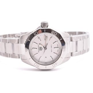 DAMUR TAG HEUER AQUARACER 200M Q 30MM, MODELL: WBP1411-0 (I MYCKET FINT SKICK) M MANUAL & CERT MARS 2025 I ORIG ETUI M YTTERLÅDA, REK. NYPRIS: 26050:-