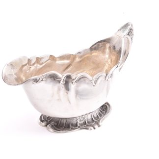 SÅSKANNA SILVER, HÖJD: 10CM, LÄNGD: 20,5CM, TILLV. SVEN CARLSSON, STOCKHOLM 1972