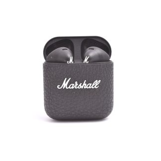 PAR TRÅDLÖSA BLUETOOTH IN-EAR HÖRLURAR MARSHALL MINOR IV MED LADDBOX & USB-C LADDKABEL I ORIG KART