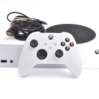 TV-SPEL X-BOX SERIES S MED HANDKONTROLL, NÄTSLADD, HDMI-KABEL & LADD-SLADD