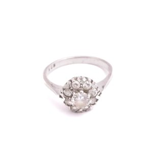 RING SILVER M VITA CUBIC ZIRKONIA, 17MM