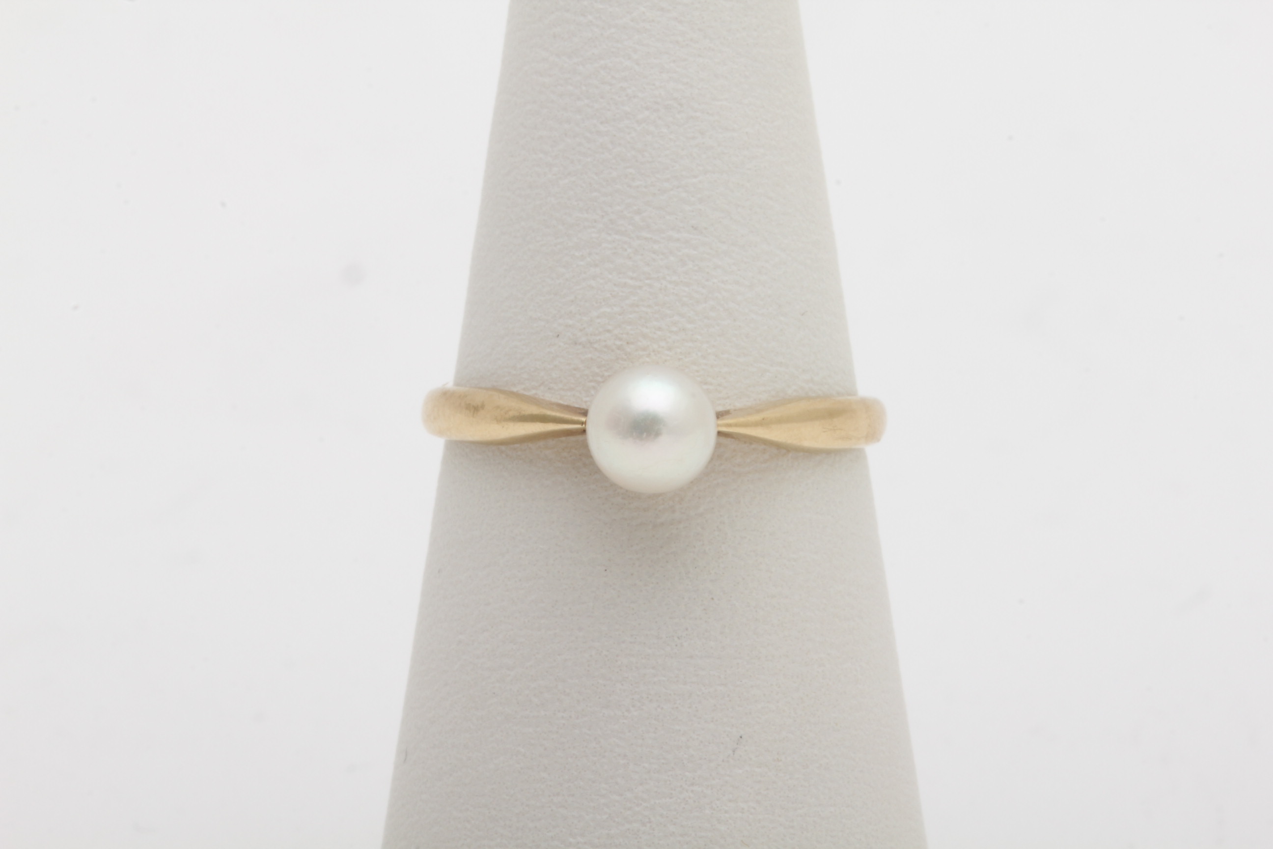 RING MED PÄRLA, STORLEK: ø 17,75MM / 14K 1,8G INKL PÄRLA - Bild 2