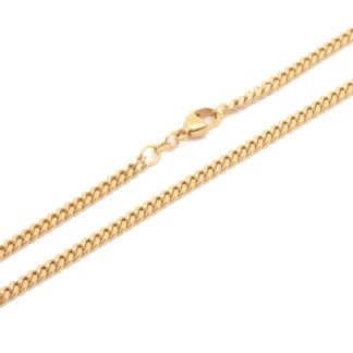 HALSKEDJA PANSAR, 80CM, BREDD: 4MM - TILLV. BALESTRA - OBS! - VID INTRESSE, KONTAKTA OSS FÖR FRAKT!