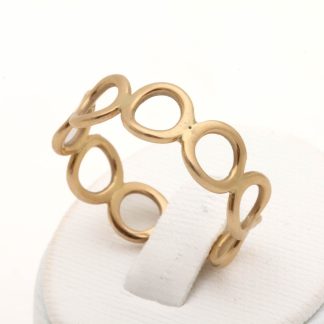 RING STORLEK: ø 20MM / 18K 3,3G - TILLV. GÖTEBORG CECILIA JOHANSSON (KIJ) ÅR 1985