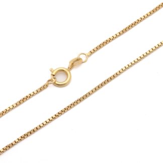 HALSKEDJA VENETIANSK, 46CM, BREDD: 1MM / 18K 4,9G - TILLV. GULDFYNDGRUPPEN