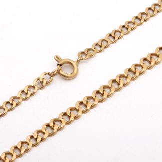 HALSKEDJA PANSAR, 48CM, DOSERAD: 3-4MM - TILLV. SVERIGE