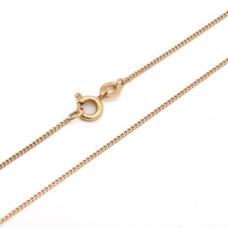 HALSKEDJA PANSAR, 42CM, BREDD: 1MM / 18K 1,9G - TILLV. SVERIGE