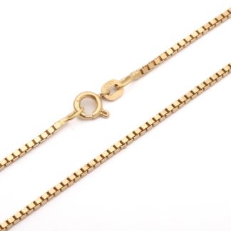 HALSKEDJA VENETIANSK, 51CM, BREDD: 1,5MM / 18K 9,3G - TILLV. BALESTRA