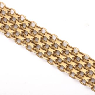 ARMBAND X-LÄNK, 20CM, BREDD: 13,5MM / 18K 25,1G - TILLV. STOCKHOLM 1962