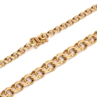 HALSKEDJA BISMARCK, 43,5CM, DOSERAD: 4-6,7MM / 18K 16,5G - TILLV. SVEDBOM & CO