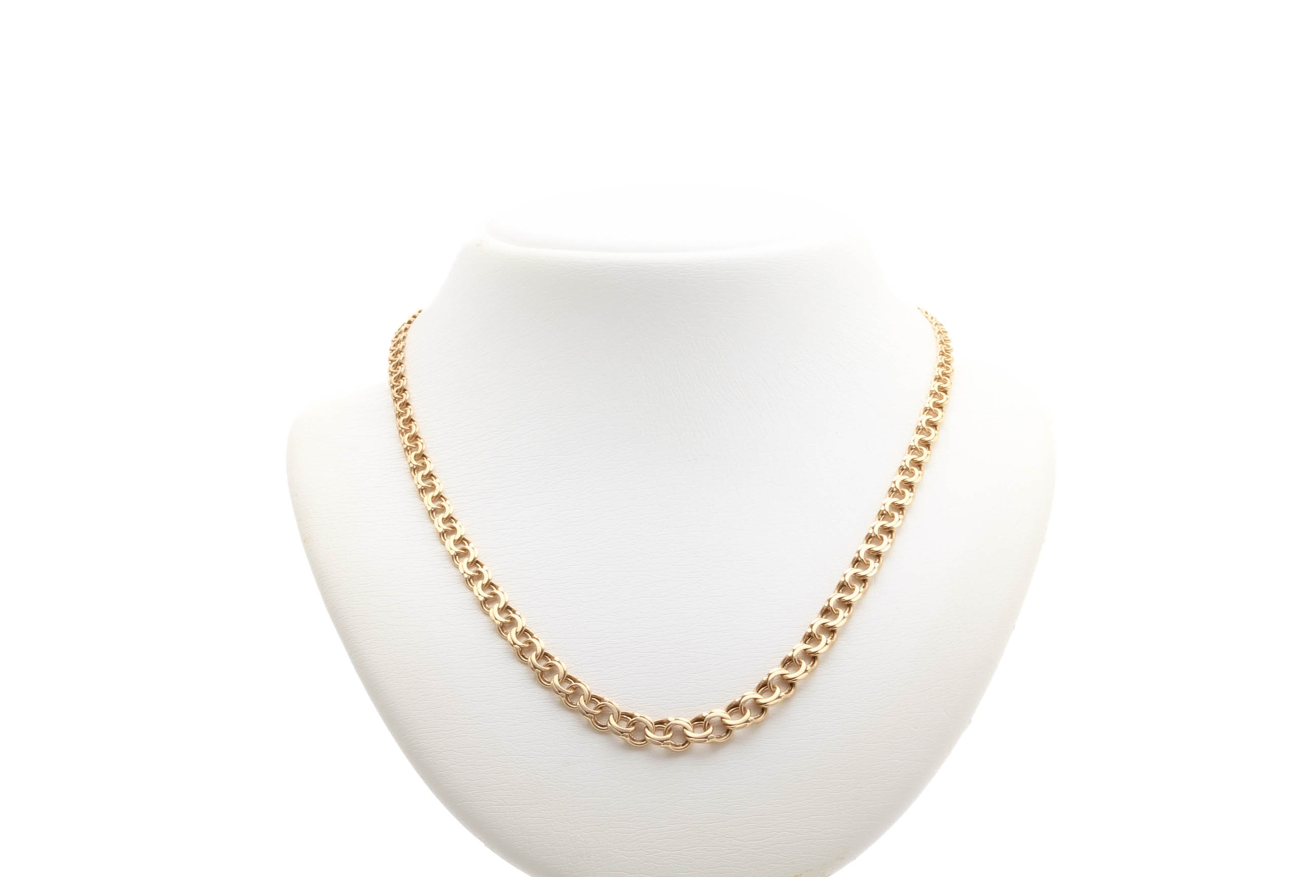 HALSKEDJA BISMARCK, 43,5CM, DOSERAD: 4-6,7MM / 18K 16,5G - TILLV. SVEDBOM & CO - Bild 2