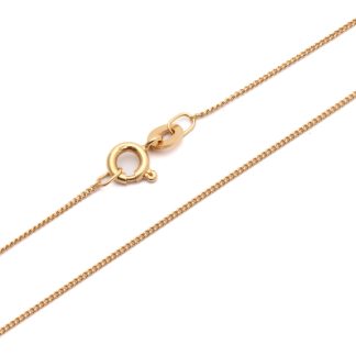 HALSKEDJA PANSAR FÖR BARN, 38CM, BREDD: 0,8MM - TILLV. SVERIGE