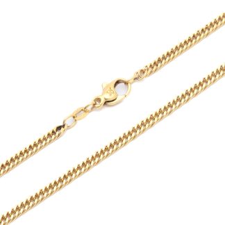 HALSKEDJA PANSAR, 51CM, BREDD: 3MM - TILLV. BALESTRA