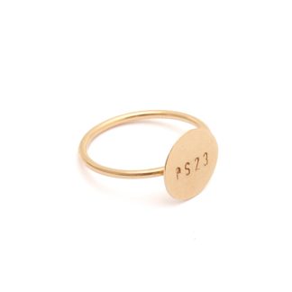 RING MED SIFFROR OCH BOKSTÄVER ø 16MM