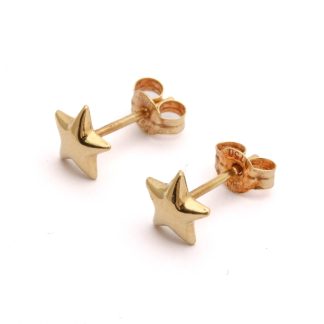 PAR ÖRHÄNGEN STJÄRNOR 6x6MM - TILLV. GULDFYNDGRUPPEN