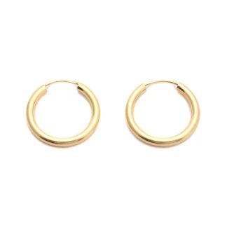 PAR ÖRHÄNGEN HOOPS / RINGAR ø 20MM - TILLV. SVERIGE