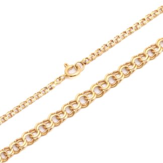 HALSKEDJA BISMARCK 45,5CM, DOSERAD: 2,5-5,5MM