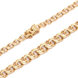 HALSKEDJA BISMARCK 42,5CM, DOSERAD: 4,5-7,5MM - TILLV. SVERIGE