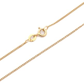 HALSKEDJA PANSAR, 45CM, BREDD: 1MM