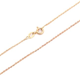 HALSKEDJA ANKAR I ROSÉGULD 45CM, BREDD: 1MM - TILLV. GULDFYNDGRUPPEN